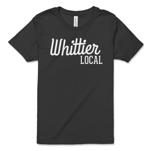 WHITTIER LOCAL SHIRTS Kid's Whittier Dark Grey Heather Tee