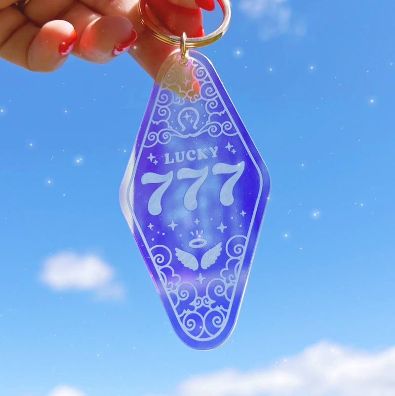 WILDFLOWER + CO. Keychain Angel Number Motel Keychains